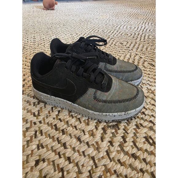 Women’s Nike Air Force 1 US Size 6.5 Crater Black Photon Dust Low Top CT1986-02 - Picture 11 of 16